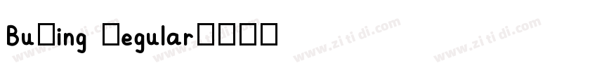 BuMing Regular字体转换